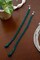 Decorative Hoodie Strings, Charms | Thick Emerald Braided Twist Rope product 2